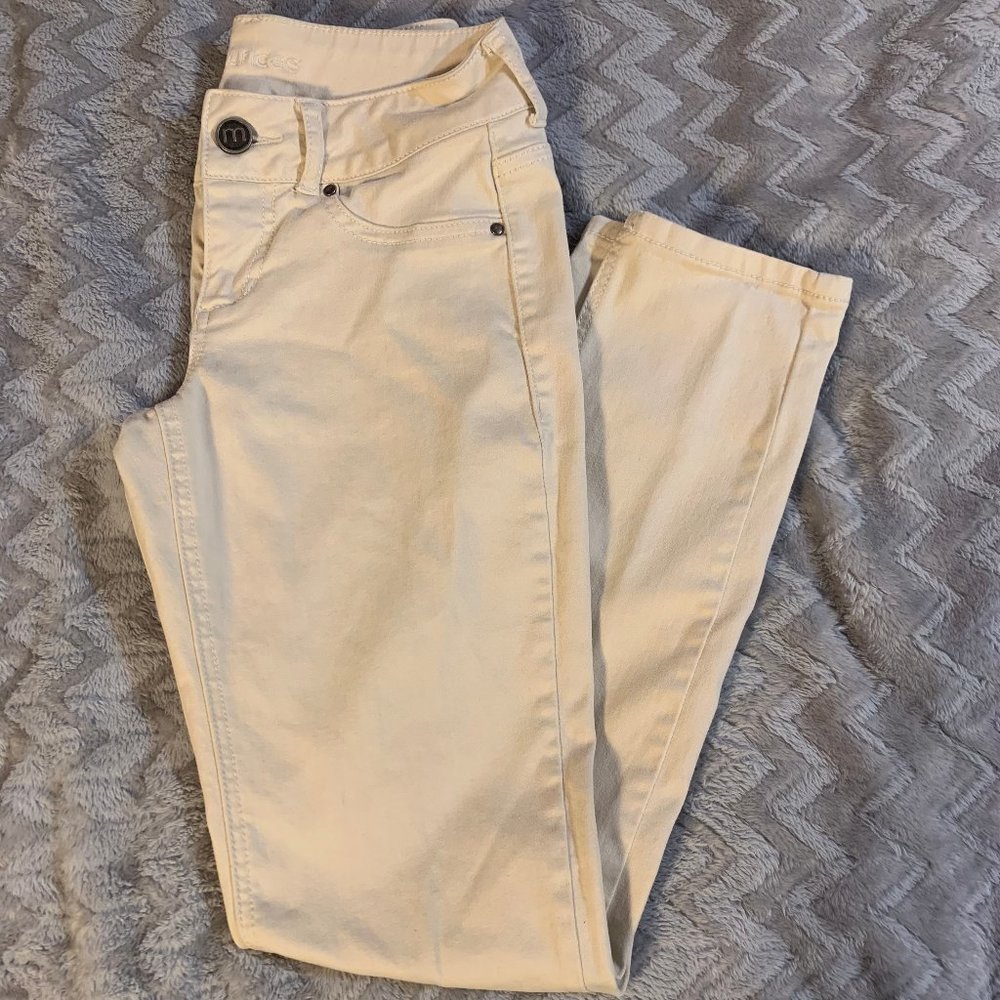 Maurices Khaki Skinny Jeggings